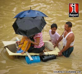 Philippines flood survivors count blessings 

