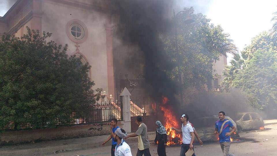 Church of the Good Shepherd in Suez ignored after being burnt