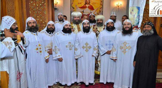 New priests ordained in the monastery of St. Shenouda the Archimandrite