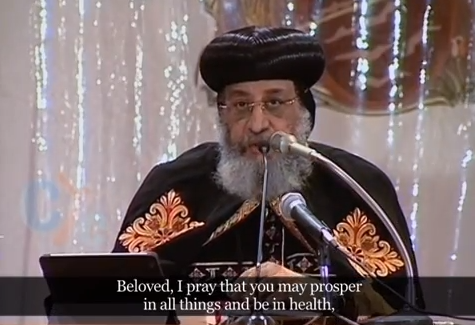 Pope Tawadros weekly sermon 1 October 2014: The work of God in our life