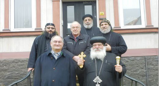 The Church of St. Mina & Pope Cyril in Germany opened on Monday