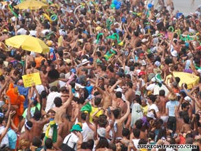 Brazilians celebrate Olympics bid in Rio de Janeiro