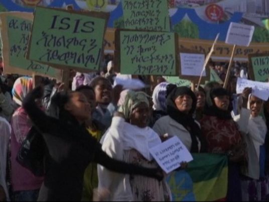 Thousands of Ethiopians march against IS group Christian killings