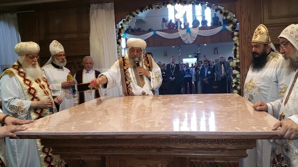 Pope Tawadros inaugurates the fifth church in the Netherlands