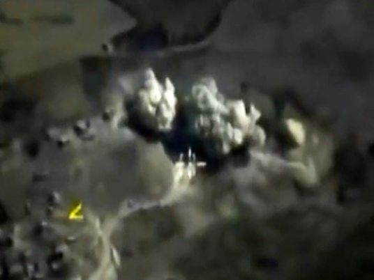 Russia conducts air strikes on IS stronghold Raqa