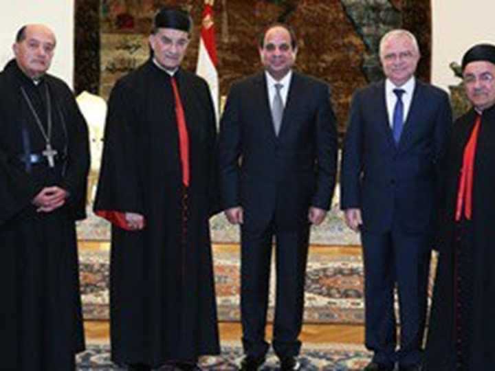 Sisi congratulates Maronite patriarch on their new church in Egypt
