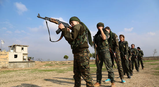 Syrian Christian women fighting ISIS