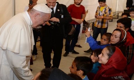 'There was such suffering': Pope Francis on meeting with migrants