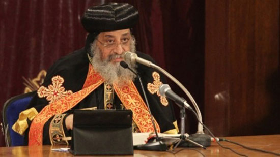Pope Tawadros stops his weekly sermon for two month