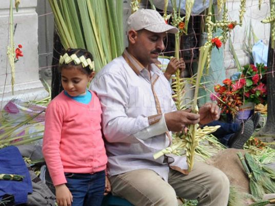 Copts of New Valley celebrate Palm Sunday in the oases