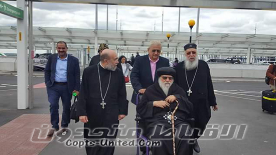 Former acting patriarch returned to Egypt after receiving medical treatment abroad