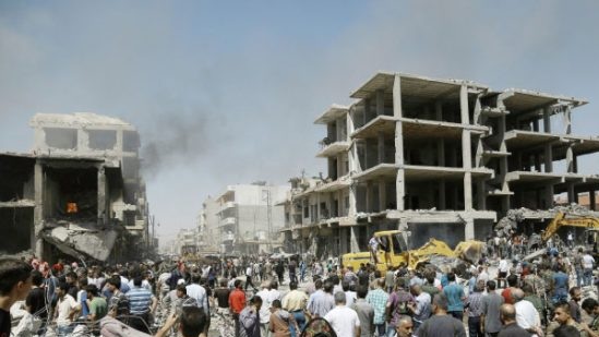 Massive IS group bomb attack kills 44 in Syrian Kurdish city
