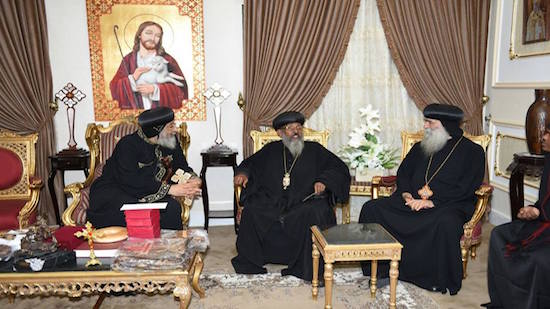 Ethiopian delegation visits Pope Tawadros