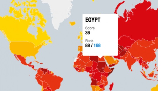 After anti-corruption strategy, Egypt rises 29 places in transparency rankings
