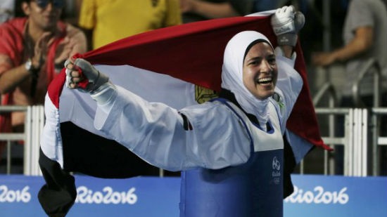 Taekwondo fighter Hedaya Malak wins third bronze medal for Egypt at Rio