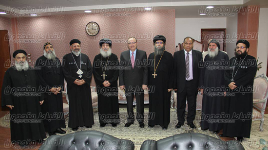 Bishops and monks congratulate officials on Eid al-Adha