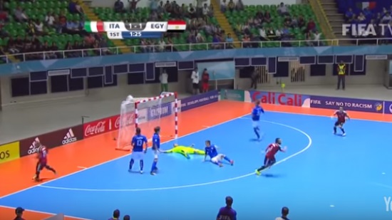 Egypt futsal team beats Italy, earns pass to World Cup Colombia 2016
