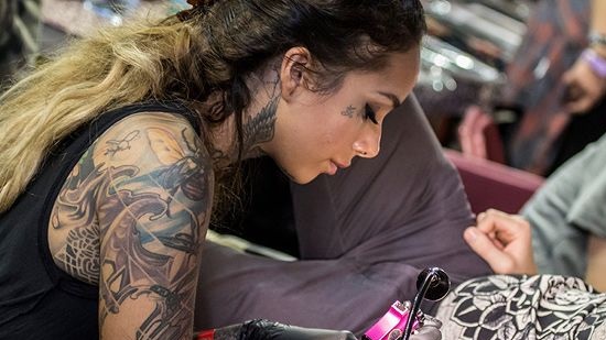 Inked body art takes center stage at London Tattoo Convention
