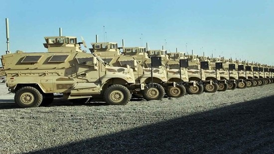 Egypt receives second shipment of MRAP vehicles from US
