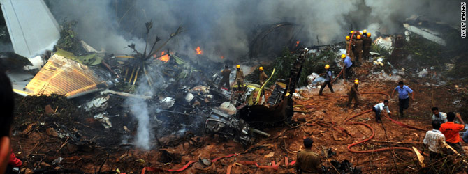 158 feared dead in India plane crash