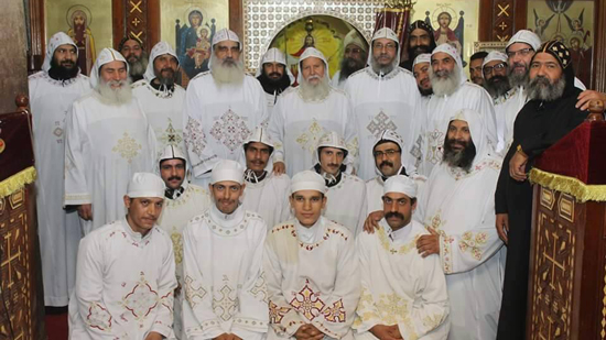 4 new monks ordained at St. Mataous monastery in Luxor