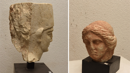 Swiss authorities seize artefacts looted from Syria's Palmyra