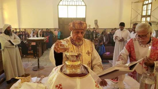 Coptic Church celebrates the first Mass in Farafra Church
