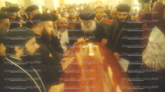 50 priests headed by bishop of Beni Suef attend funeral of Father Bishoy Youssef