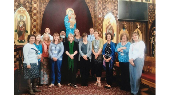 Coptic Church in Britain receives visitors from the community