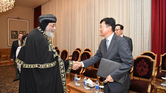 South Korea's ambassador visits St. Mark Cathedral