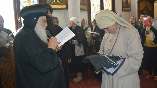 The first nun ordained at St. Mary Egyptian House in Atfih