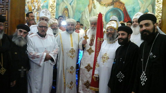 Abba Pachomius inaugurates the Church of St. Mary in Behira