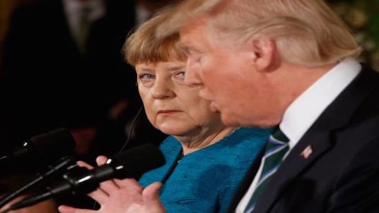 US reporters praise German journalists for questioning Trump