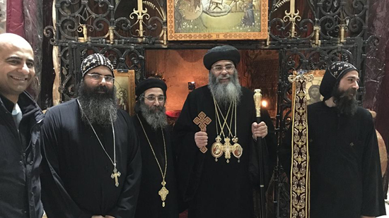 Archbishop of Jerusalem inaugurates the Coptic Church in the Holy Sepulcher