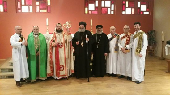 Coptic bishop in France receives new bishop of Syrian Orthodox church