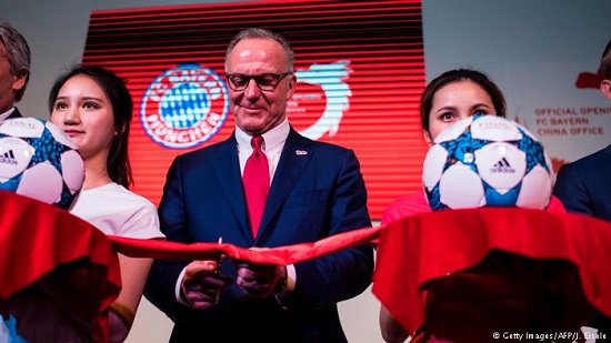 Bayern Munich and Wolfsburg open offices in China
