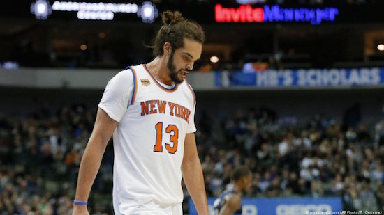 New York Knicks’ Joakim Noah suspended for 20 games after doping violation