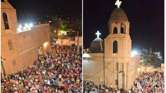 2 million visitors in the monastery of St. Mary in Jabal al-Tair