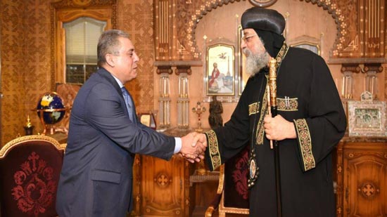 Pope discusses the Monastery of the Sultan issue with Ambassador of Egypt to Israel