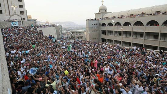 Hundreds of thousands attend the celebration of St. Mary monastery