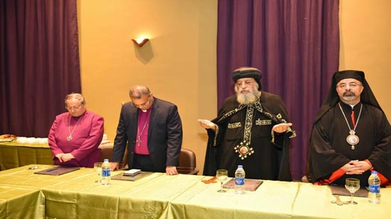 Pope Tawadros attends the celebration of the 4th anniversary of Council of Churches of Egypt