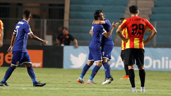 Ahly players react after reaching CAF Champions League semis
