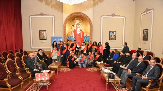 Pope Tawadros receives members of the World Christian Student Union