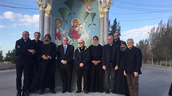 The Vatican delegation follows the path of the Holy Family in Egypt