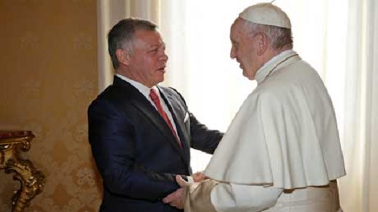 Pope, Jordans King Abdullah, discuss Trumps Jerusalem move