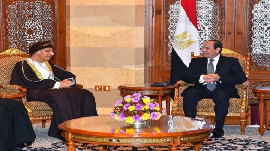 Egypts Sisi discusses bolstering economics ties with Omani deputy PM