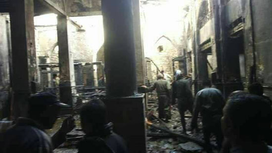 Fire eats up St. Mary Church in Nasiriyah village