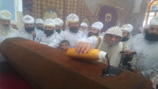 The monastery of St. Abraam in Fayoum celebrates its intercession