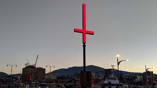Australia s Coptic bishop Demands to Remove inverted Cross at a festival