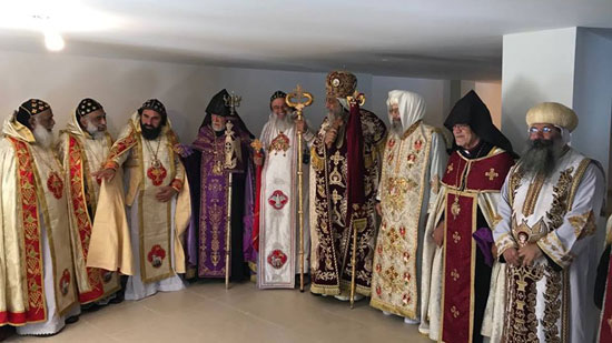 The heads of the three Eastern Churches celebrate a joint Holy Mass